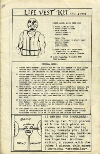 Complete instructions for making your own life jacket. ©Wildwater Designs