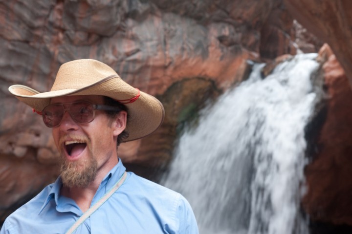 There's no denying that the Grand Canyon brings Adam lots of joy. 